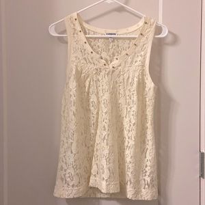 Express lace top, size S